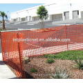 Orange plastic safety fence roll